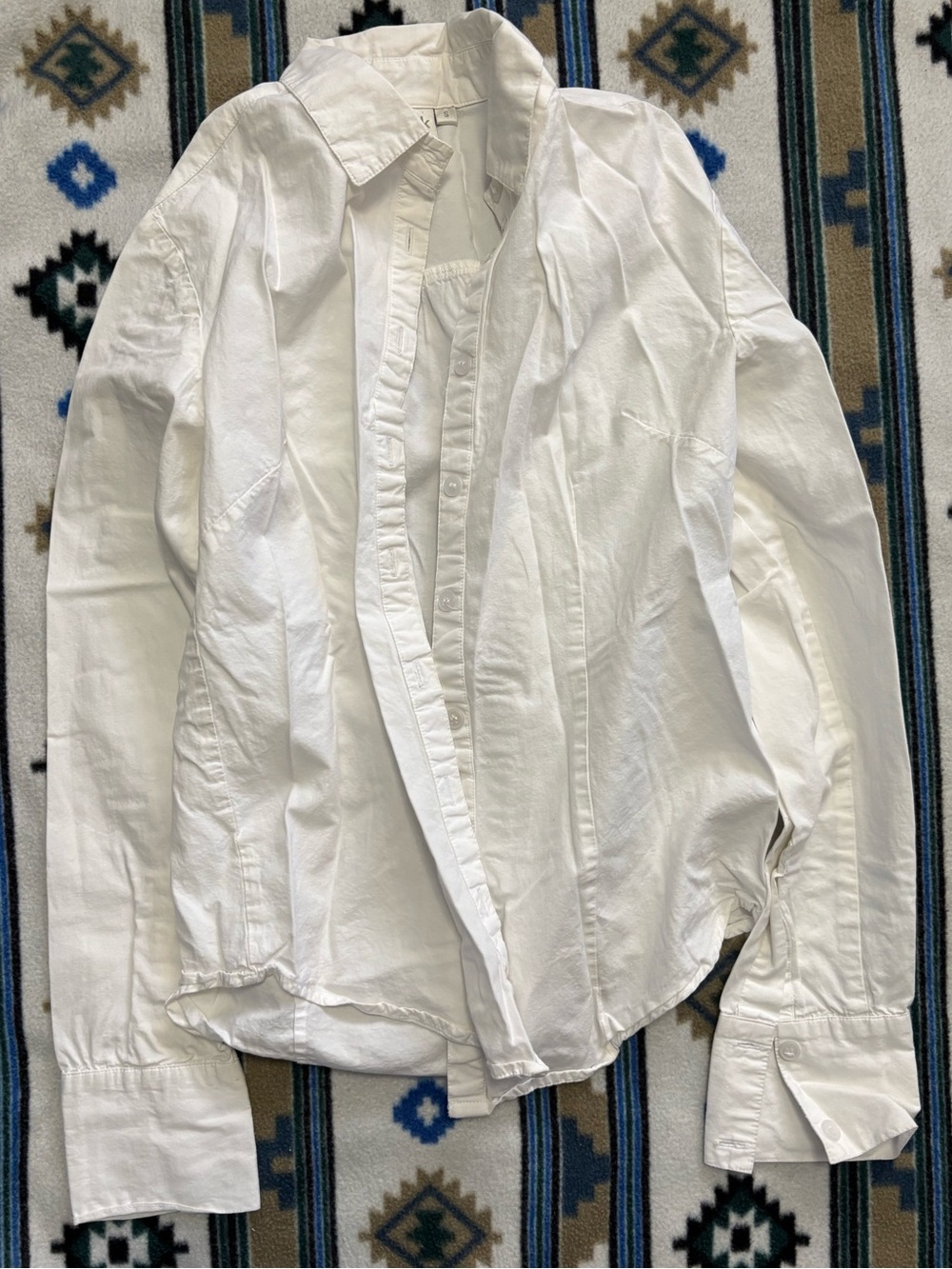 twik White Button-Down Kids Shirt